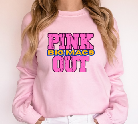 Z - Pink Out School Spirit - Canon Mac Crewneck