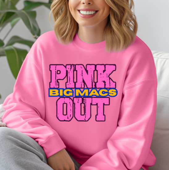 Z - Pink Out School Spirit - Canon Mac Crewneck