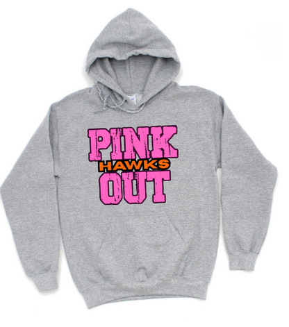 Z - Pink Out School Spirit- Bethel Park Hoodie