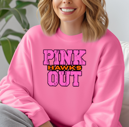 Z- Pink Out School Spirit - Bethel Park Crewneck