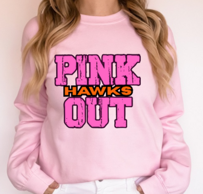 Z- Pink Out School Spirit - Bethel Park Crewneck
