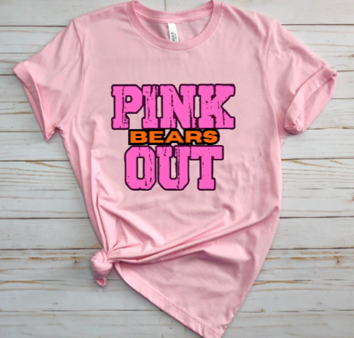 Z- Pink Out School Spirit - Clairton Tshirt