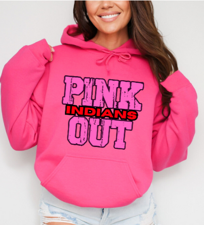 Z - Pink Out School Spirit- Peters Township Hoodie