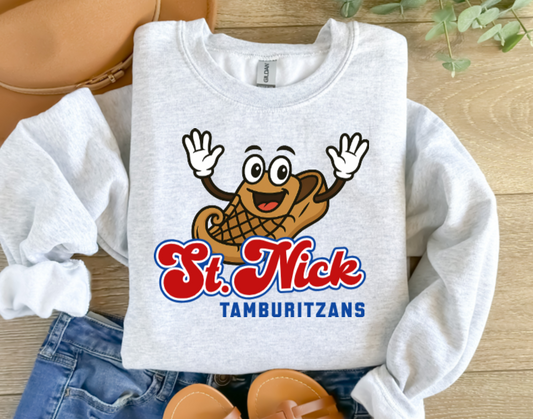 St. Nicholas Tamburitzans Crewneck Sweatshirt- Smiley Opanke