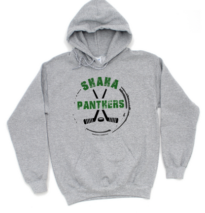 Grunge Circle Hockey - Panthers Hoodie