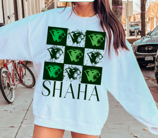 SHAHA Checkmate Crewneck-