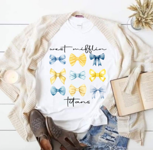 Coquette School Spirit - West Mifflin Tshirt