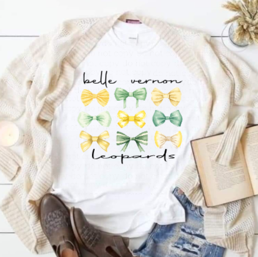 Coquette School Spirit - Belle Vernon Crewneck
