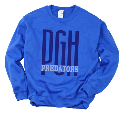 Hockey Large Letters - Predators Crewneck