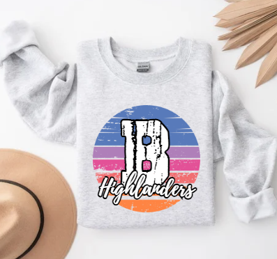 Coastal Wave School Spirit- Baldwin Crewneck
