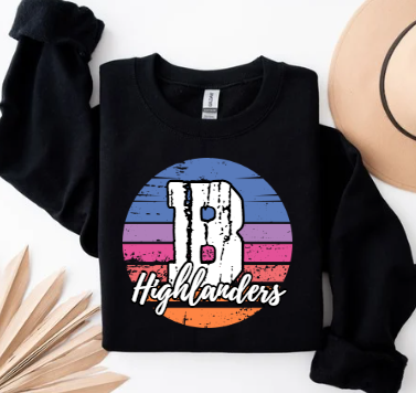 Coastal Wave School Spirit- Baldwin Crewneck