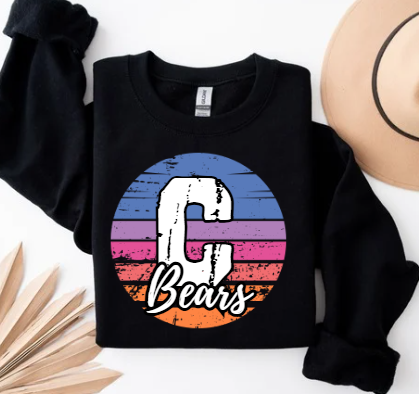 Coastal Wave School Spirit- Clairton Crewneck