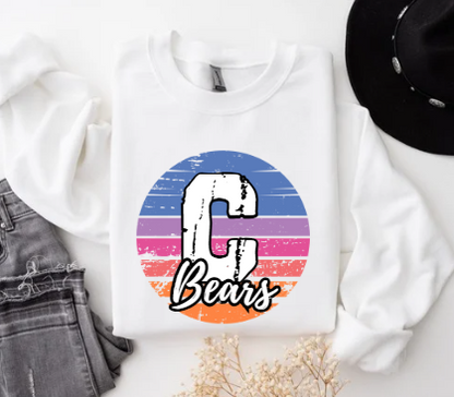 Coastal Wave School Spirit- Clairton Crewneck