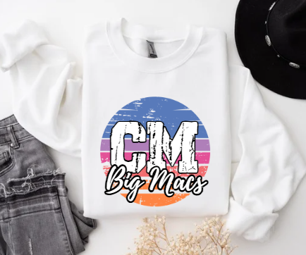 Coastal Wave School Spirit- Canon Mac Crewneck