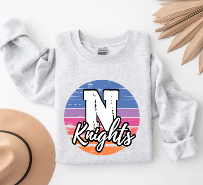 Coastal Wave School Spirit- Norwin Crewneck