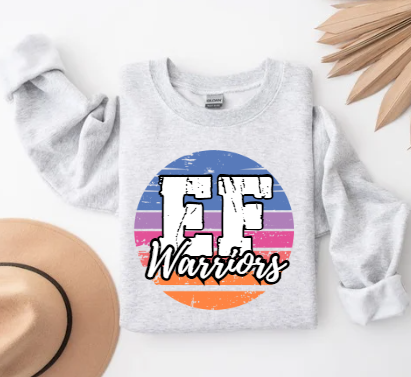 Coastal Wave School Spirit- Elizabeth Forward Crewneck