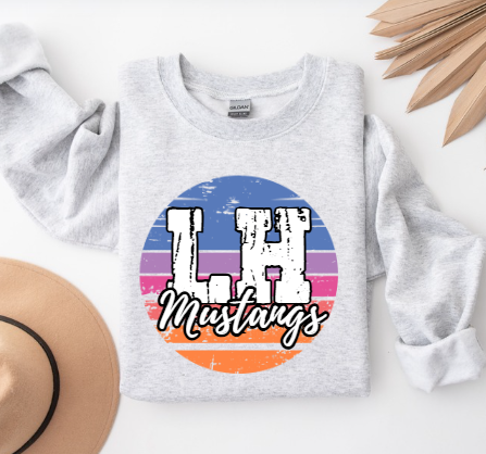 Coastal Wave School Spirit-  Laurel Highlands Crewneck