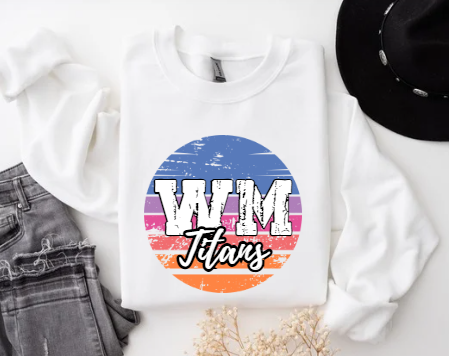 Coastal Wave School Spirit-  West Mifflin Crewneck