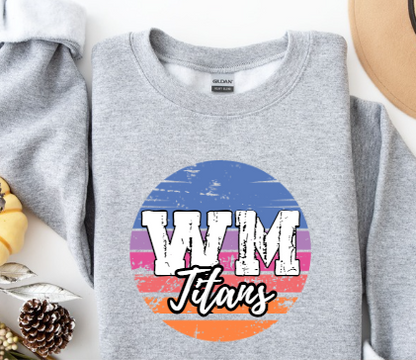 Coastal Wave School Spirit-  West Mifflin Crewneck