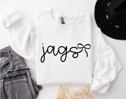 Coquette Cursive School Spirit - TJ Crewneck