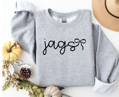 Coquette Cursive School Spirit - TJ Crewneck