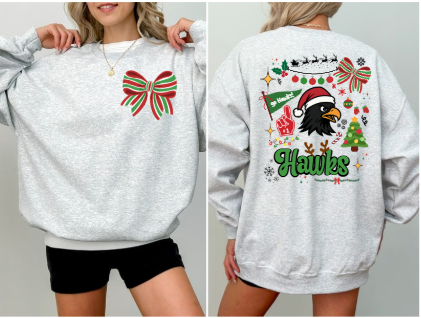 Jingle All the Way - Hawks Crewneck