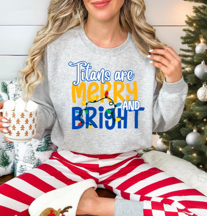 Merry & Bright - Titans Crewneck