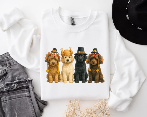 Four Little Turkeys - Crewneck