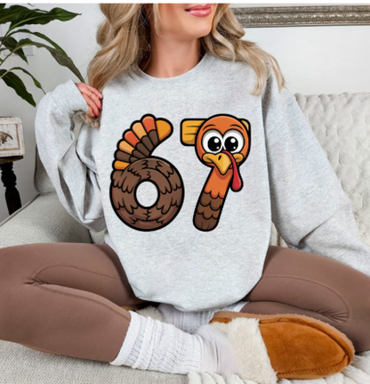 6 7 Turkey Style - Crewneck