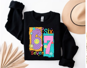 6 7 Pop Culture- Crewneck