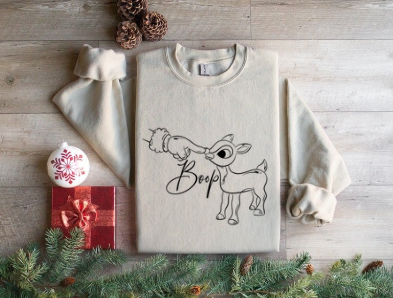 Boop! Rudolph- Crewneck
