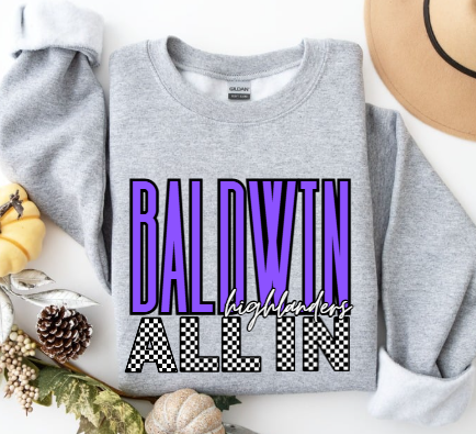 Finish Line Spirit All In  - Baldwin Crewneck