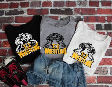 Lock Up - TJ Wrestling Tshirt