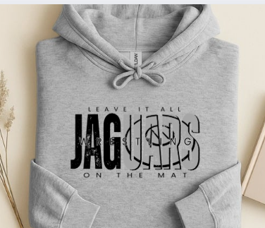 Leave it All on the Mat - TJ Wrestling Hoodie