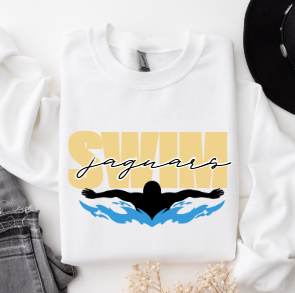 Aqua Script - TJ Swim Crewneck