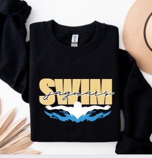 Aqua Script - TJ Swim Crewneck