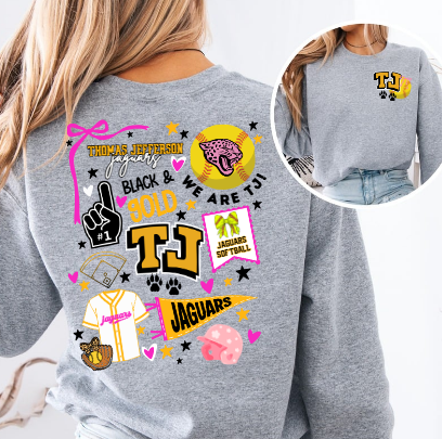 Classy Coquette (Softball) - Crewneck TJ