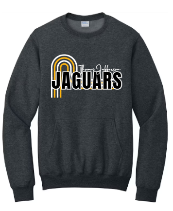 Retro Arch  - Pocket Crewneck TJ