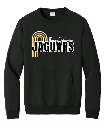 Retro Arch  - Pocket Crewneck TJ