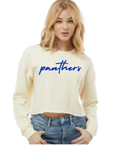 Simple Collegiate - Cropped Crew (Panthers)