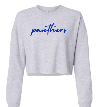 Simple Collegiate - Cropped Crew (Panthers)