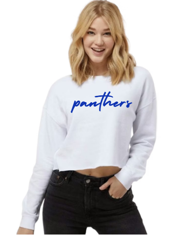 Simple Collegiate - Cropped Crew (Panthers)