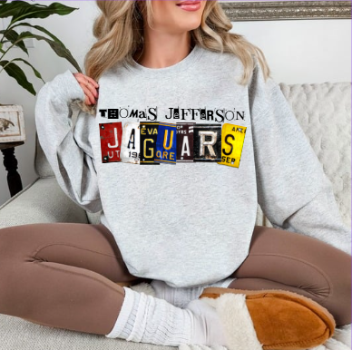 License Plate Jaguars - Crewneck TJ