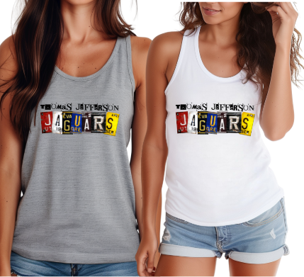 License Plate Jaguars - Tank Top TJ