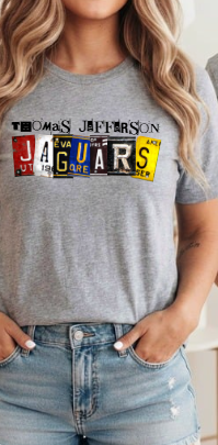 License Plate Jaguars-  Tshirt TJ