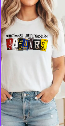 License Plate Jaguars-  Tshirt TJ