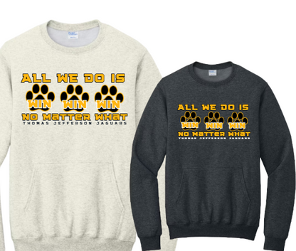 WIN WIN WIN - Pocket Crewneck TJ