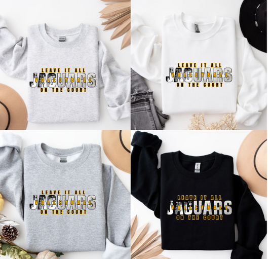 Leave it All On the Court Volleyball - Crewneck TJ