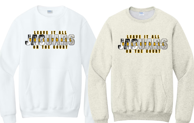 Leave it All On the Court Volleyball - Pocket Crewneck TJ