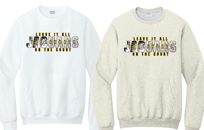 Leave it All On the Court Volleyball - Pocket Crewneck TJ